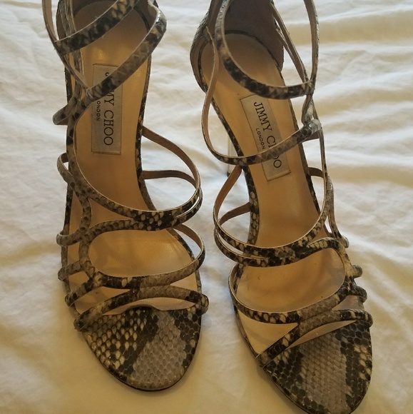 GORGEOUS Jimmy Choo Snakeskin Stilletos - Picture 2 of 4